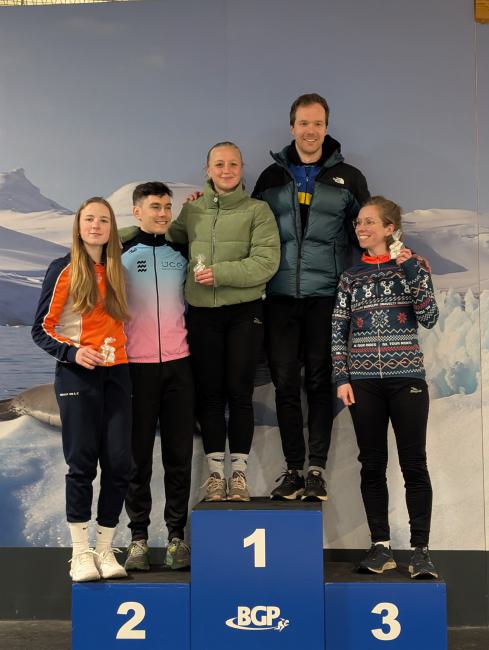 Podium mixed relay