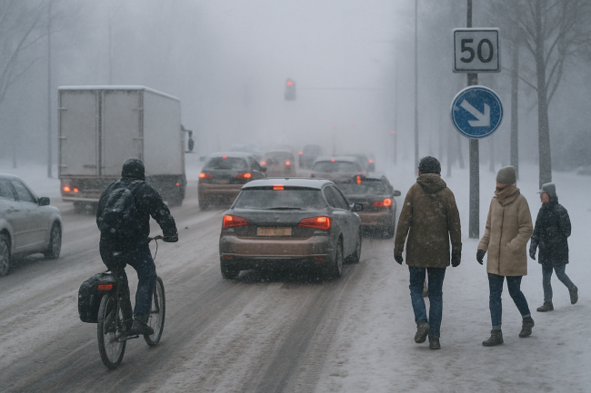 Winterweer verkeer